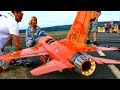 STUNNING RC F-16 COBRA HUGE SCALE MODEL JET FLIGHT DEMONSTRATION