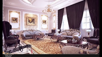 3D Max classic Interior Modeling, Rendering, Vray 3.4, 3dsmax 2016 #001