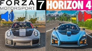 Forza Horizon 4 vs Forza Motorsport 7 | Which game has better sounds? Forza Horizon 4 vs Forza Motorsport 7 | Which game has better sounds?
