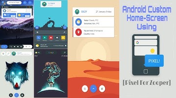 #1 Best Android Homescreen Setup || Pixel For Zooper