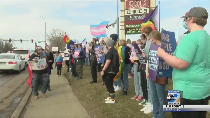 Transgender athlete bill protest