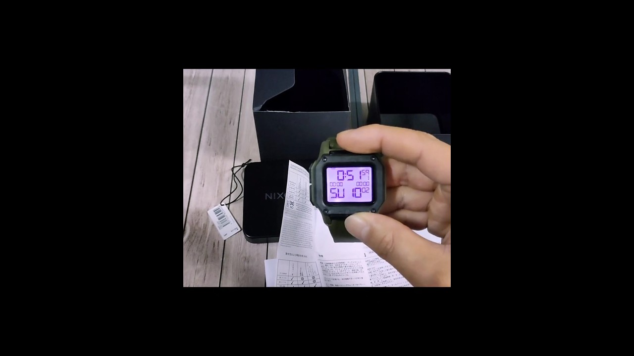 NIXON ニクソン ザ・レグルス ブラック 米国特殊部隊×Nixonの共同開発 