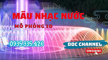 Mẫu video thiết kế nhạc nước 3D