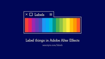Labels for After Effects v4