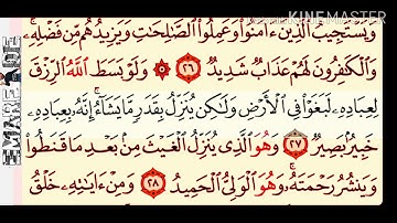 سورة الشورى - القارئ صلاح البدير | surah al shura