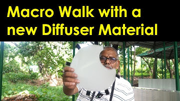 Macro Walk with a new Diffuser Material