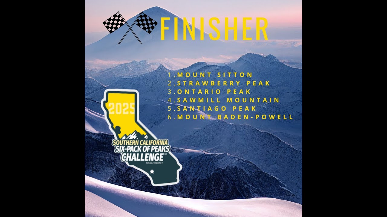 2025 Six Peaks of SoCal Challenge - Complete