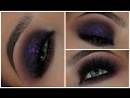 Purple Glitter Grunge Eyeshadow Look | Amys Makeup Box