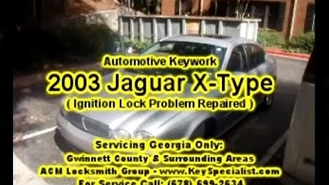 Ignition Lock Problem On Your 2003 Jaguar X-Type? We Fix and Rebuilt Them!