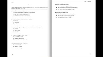 Listening B2, FCE 1, Test 1, Part 4