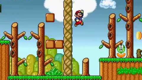 Super Mario Flash Ver E Level: Green Terrain