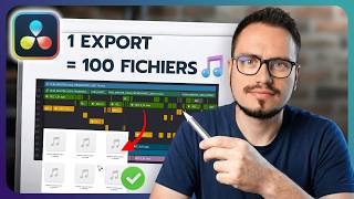 Comment exporter les pistes audio une par une (stems séparés) - Davinci Resolve