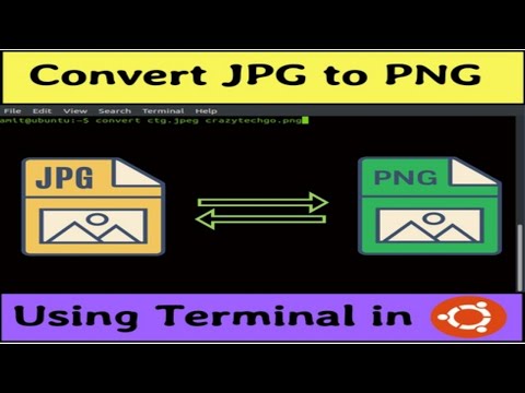 How to Convert JPG to PNG Using Terminal in Ubuntu