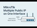 Дві публічні IP-адреси на одному WAN-інтерфейсі у MikroTik RouterOS 7