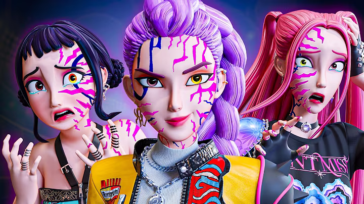 RUMI, MIRA & ZOEY Turn Into DEMONS! KPop Demon Hunters Animation