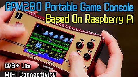 GPM280 Portable Game Console Based On Raspberry Pi Compute Module 3+ Lite, WiFi Connectivity