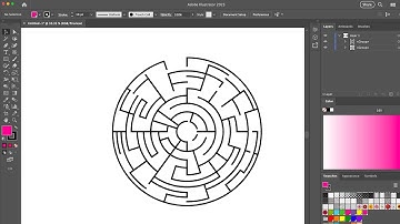 Create a Circular Maze in Illustrator