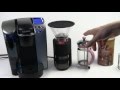 Making french press coffee with keurig coffee brewer