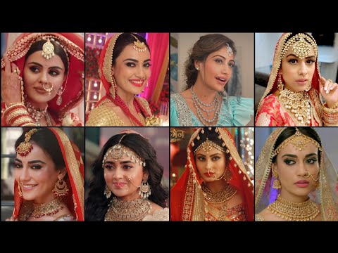 Most Beautiful Bridal Look of Actress who Play Nagin Role ( Only Main Lead ) Mouni | Surbhi | Nai 