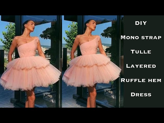 how to shorten a tulle dress Hemming a tulle skirt without cutting material off : r/sewhelp