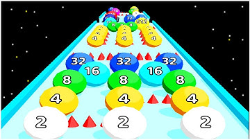 Ball run Master 2048 - Gameplay Walkthrough - Max Levels (61-80)