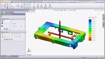 Moldex3D eDesignSYNC for SolidWorks - Post Process Tutorial
