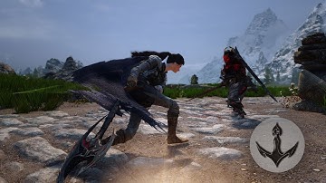 TESV  SKYSA  BattleAxe  Animations