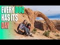 Pet Friendly Hike Near Moab Utah - Sweetie&#39;s Birthday and Corona Arch - Full Time RV