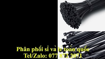 Phân Phối Sỉ Dây Rút Nhựa Cột Hàng, Cột Dây