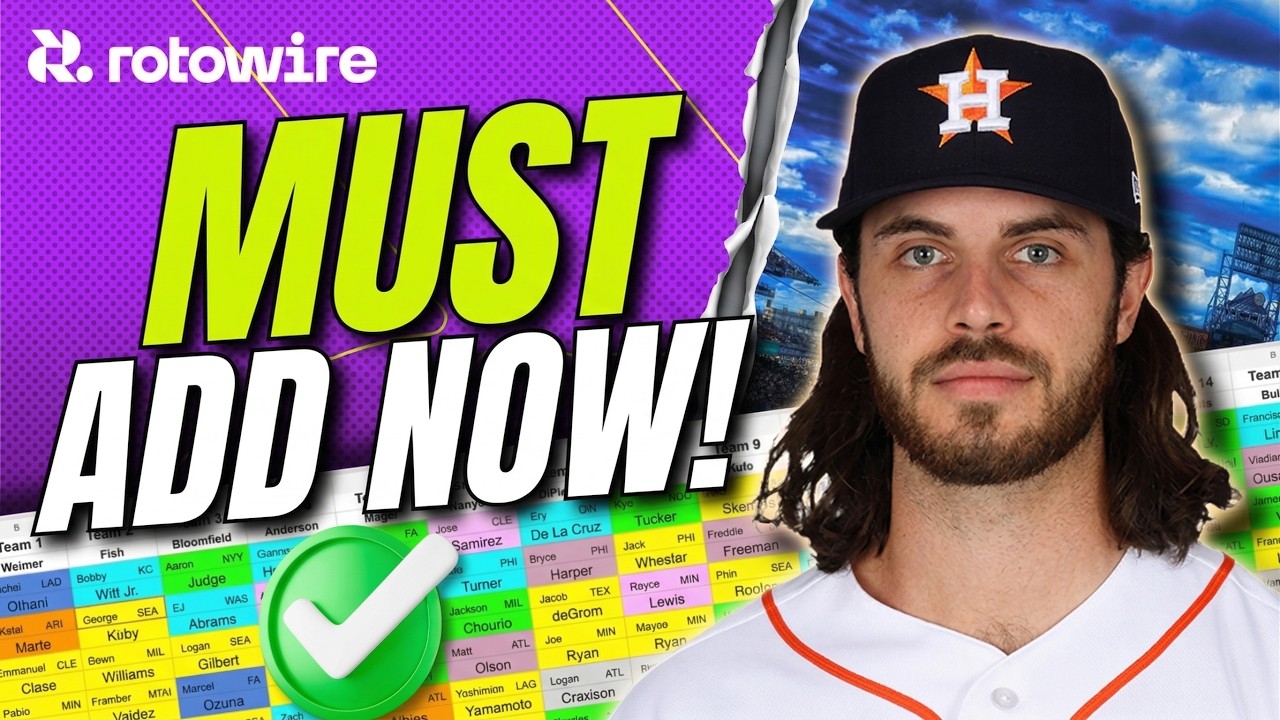 12 Players experts are adding on the fantasy baseball waiver wire - YouTube