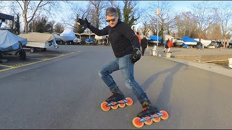 Extreme Carving & Glovesliding on Inline Skates DH350 Jan 2024