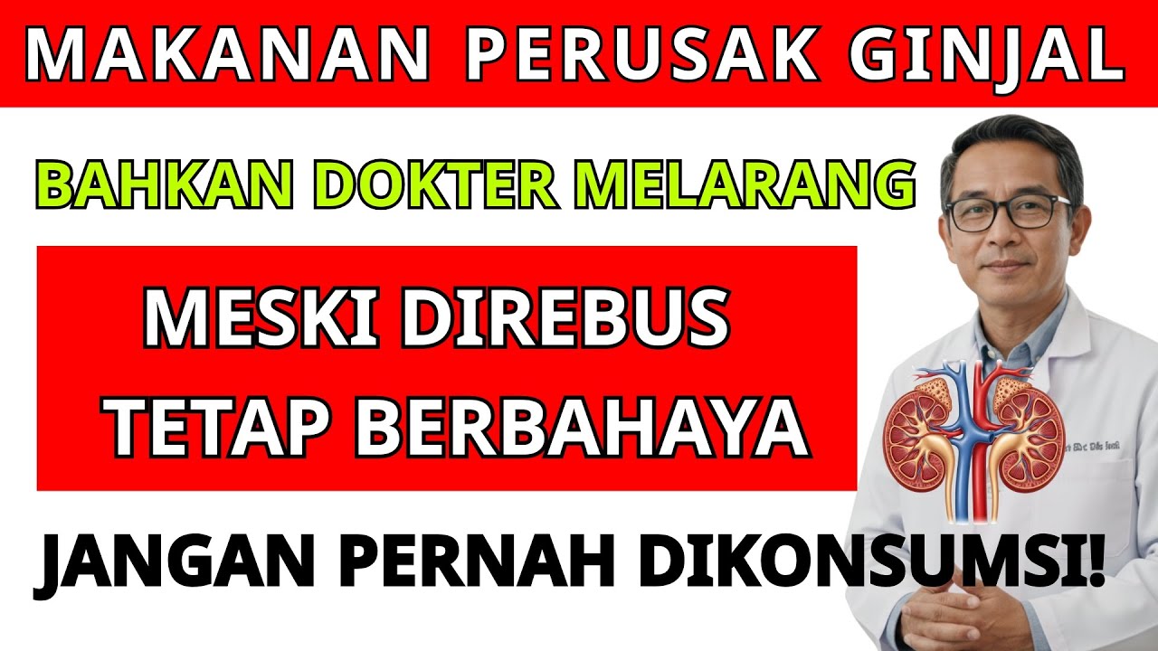 Ginjal Hancur Diam-Diam❗10 Makanan Umum Penuh Parasit — Lansia WAJIB STOP Sekarang