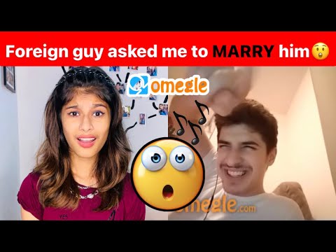 Foreign guy asked me to marry him on OMEGLE🤯 | Singing Indian song👩‍🎤 | thejathangu 😉