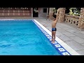 6 yr kid crossed full pool underwater    unbelievable underwater swimming