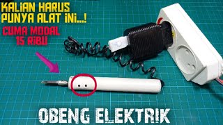 Cuma 15 ribu. Membuat obeng elektrik sendiri