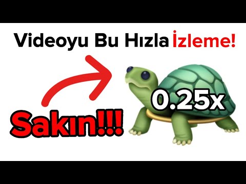 BU VİDEOYU SAKIN 0.25X HIZLA İZLEMEYİN!?😳