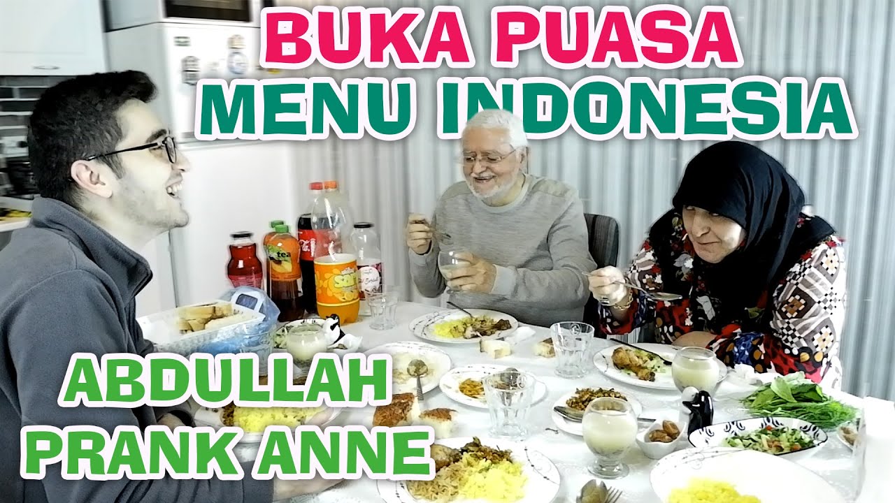 BERBUKA PAKAI MENU INDONESIA, NASI KUNING. BARENG MERTUA TURKI