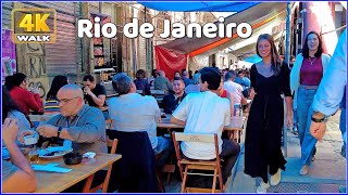 4Kwalk Beautiful Downtown - Rio De Janeiro - Brazil 2023 Travel