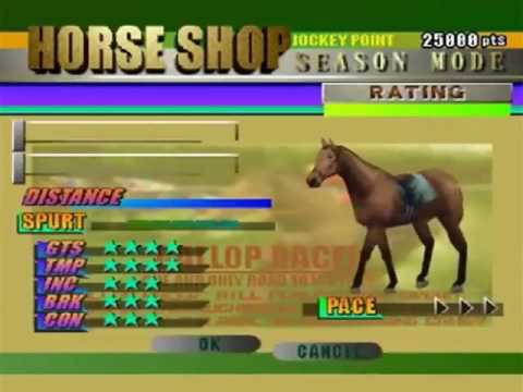Gallop Racer ~ PS1 PlayStation - YouTube