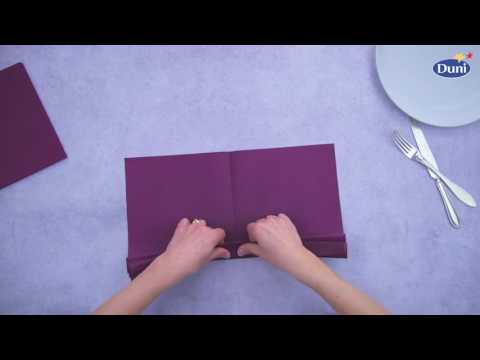 Video: Stalo serviravimo servetėlių lankstymo būdas