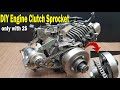 How To Make Engine Clutch Sprocket For Go Kart only with 2$