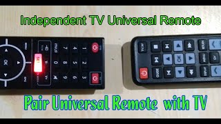 Independent TV 2 in 1 Universal Remote Pair with TV | Independent DTH screenshot 1