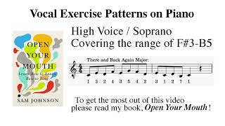 Vocalise: There and Back Again Major for Soprano | Piano Track | Open Your Mouth Series