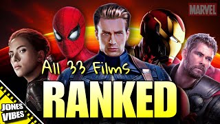 Every MCU Movie RANKED! WORST TO BEST (2008-2023)