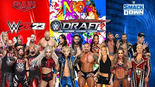 WWE 2K23 Universe Mode | Draft