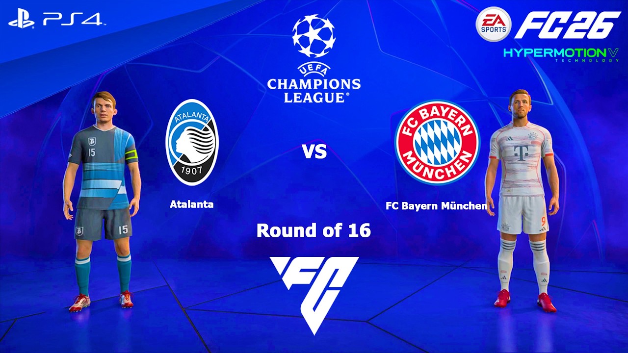 FC 26 PS4 - Atalanta vs Bayern Munich | UEFA Champions League Match