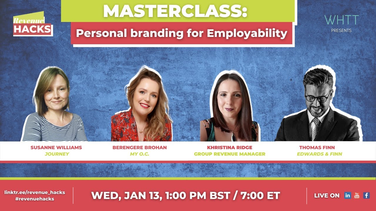 Masterclass: Personal branding for Employability