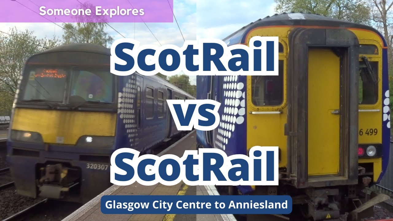 ScotRail против ScotRail!: Поездка против поездки | Глазго, Квин-стрит — Аннисленд