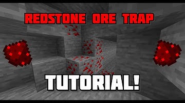 Minecraft Simple Ore Trap Tutorial