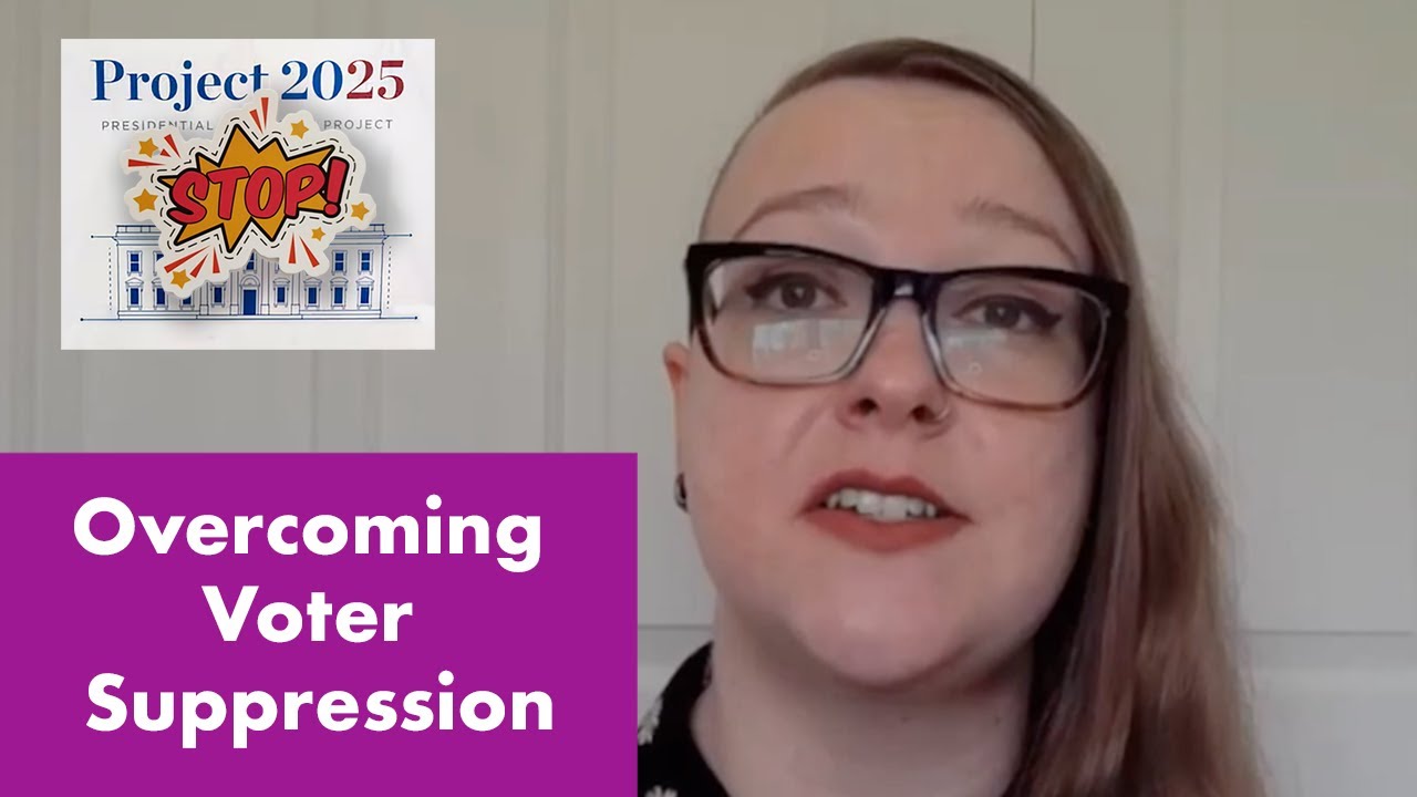 Overcoming Voter Suppression with Zoe Harter-Saunders, District Director Progressive Turnout Project